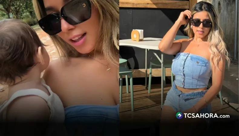 La presentadora publicó un tierno momento con su hija. La imagen llamó la atención por un detalle especial.