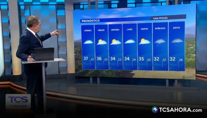 Tendremos ambiente caluroso, pero no temperaturas tan elevadas. Sin embargo, a partir de mañana, se prevén lluvias más definidas en el país.