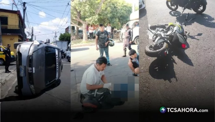 Durante las últimas horas se han registrado accidentes de tránsito en diferentes puntos del país que han dejado varios lesionados.