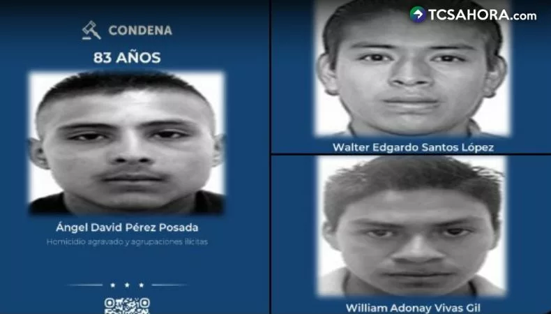 Pandilleros recibieron condenas de hasta 83 años de cárcel