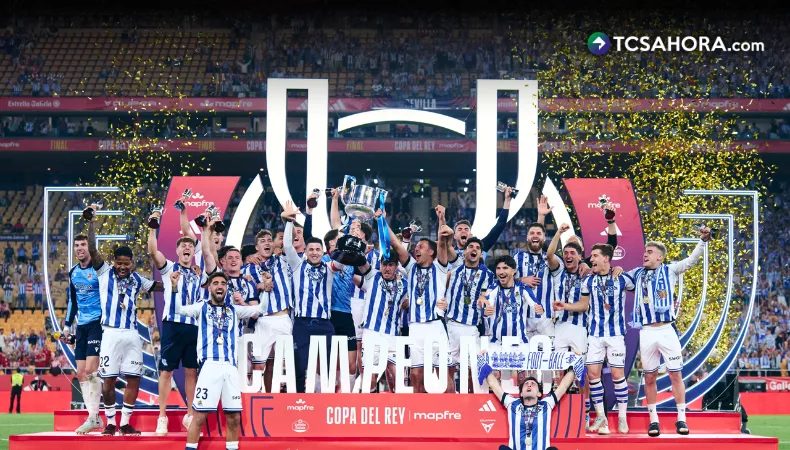 Real Sociedad campeón de Copa del Rey tras vencer al Atlético en penales