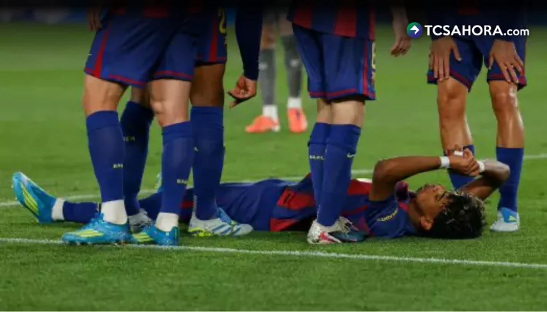 Lamine Yamal se lesiona con el Barça y «peligra» el Mundial