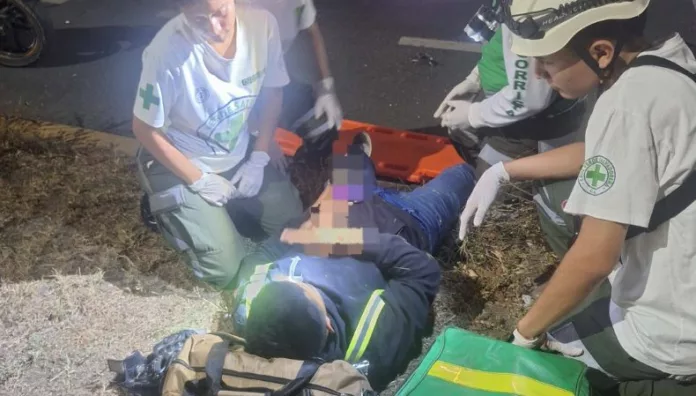 Al menos cuatro personas resultaron lesionadas en tres accidentes de tránsito registrados en distintos puntos del país. Todos fueron trasladados a hospitales.