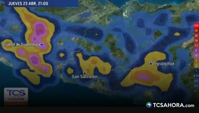 Hoy tendremos lluvias durante todo el día, debido a vaguadas. Esta condición podría mantenerse hasta el martes de la próxima semana.