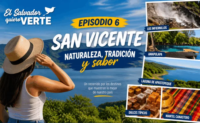 Descubre San Vicente en el episodio 6 de El Salvador, quiero verte: Los Infiernillos, Amapulapa, Laguna de Apastepeque y sus tradiciones.
