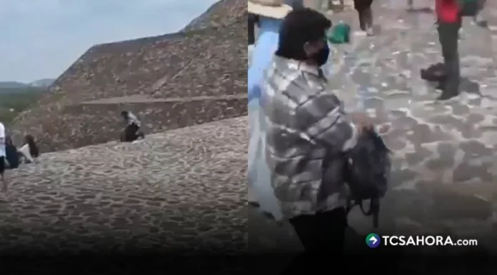 Un turista captó en video al atacante minutos antes de los disparos en la Pirámide de la Luna. El material revela su recorrido, lo que llevaba y el momento exacto en que inicia el ataque.