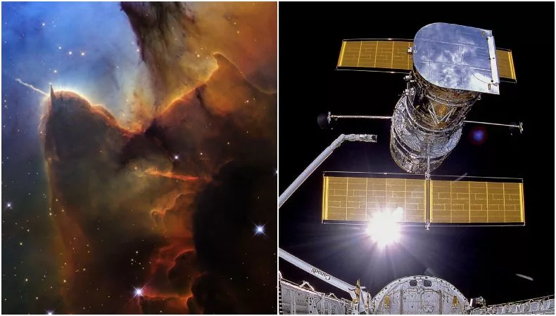 Telescopio Hubble de la NASA cumple hoy 36 años de estar en el espacio