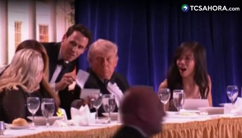 Evacúan a Donald y Melania Trump tras disparos en la cena de corresponsales de la Casa Blanca