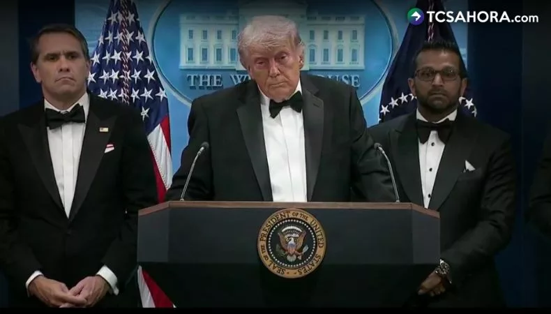 Trump califica como un «aspirante a asesino» al atacante de la cena de corresponsales