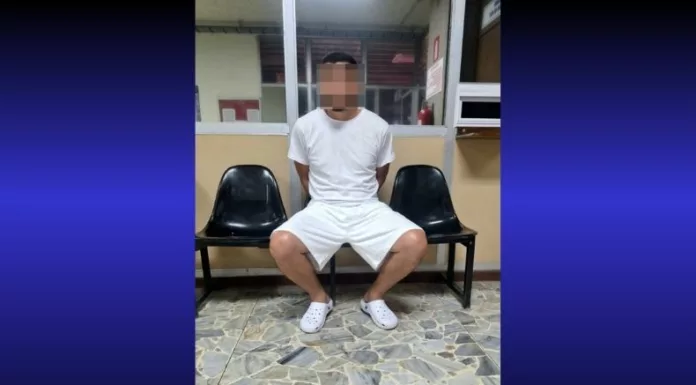 De acuerdo con las investigaciones, el imputado atacó a la víctima con un arma blanca e intentó huir del país.