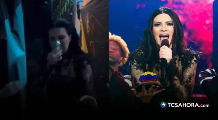 Laura Pausini tuvo que usar oxígeno en medio de su show en Quito. Siguió cantando, habló con el público y hasta bromeó mientras recibía asistencia.