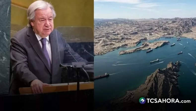 ONU exige reapertura inmediata del estrecho de Ormuz