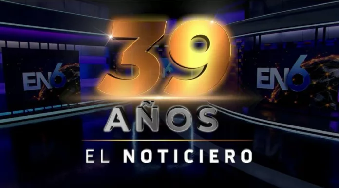 El Noticiero de Canal 6 celebra 39 años de informar sobre los eventos más relevantes de El Salvador y del mundo.