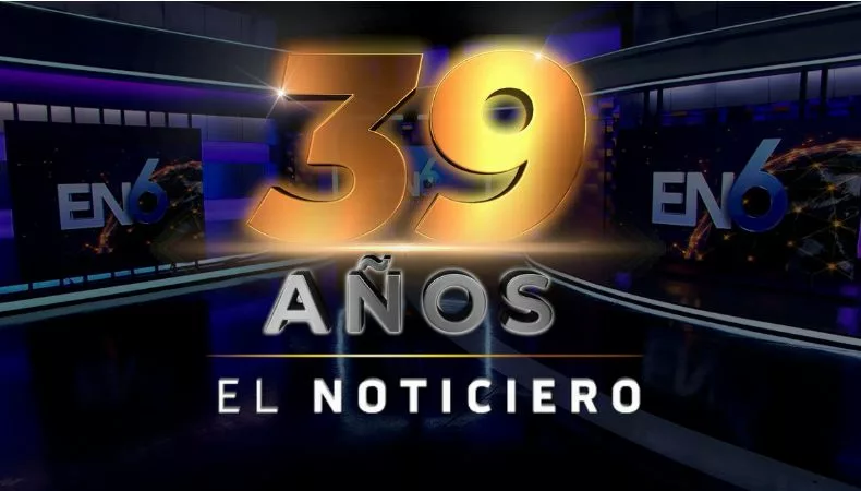 El Noticiero de Canal 6 cumple 39 años de labor informativa