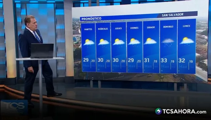 Hoy, calor y lluvias en la cadena volcánica de todo el país, con mayor énfasis en Sonsonate, La Libertad, San Salvador, La Paz y Usulután.