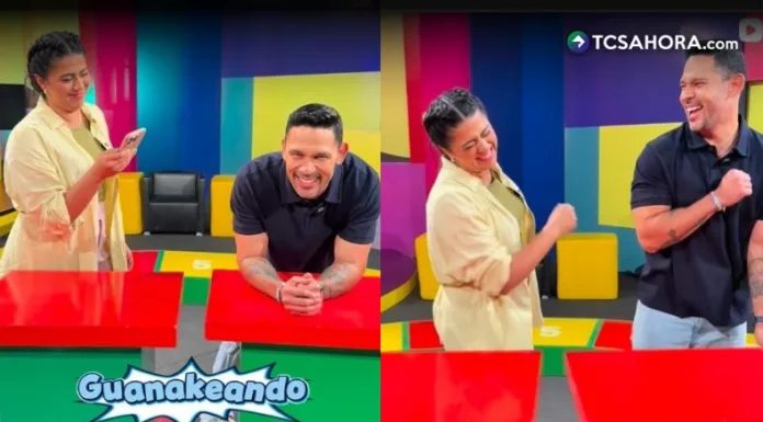 María Teresa puso a prueba a Alex. Así fue la dinámica “Guanakeando”, que muestra las palabras cotidianas en El Salvador.