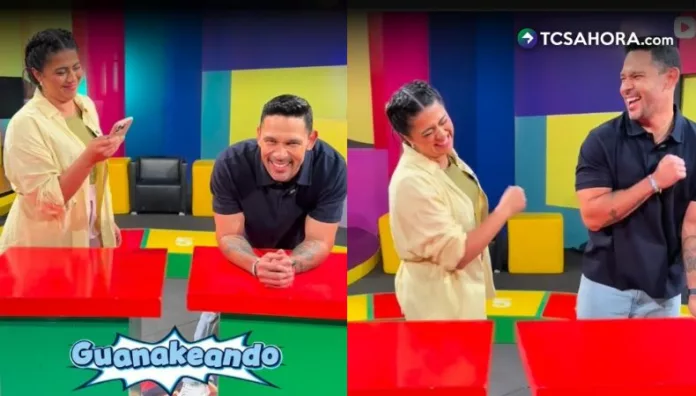 María Teresa puso a prueba a Alex. Así fue la dinámica “Guanakeando”, que muestra las palabras cotidianas en El Salvador.