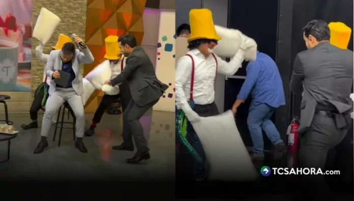 Un grupo de invitados llegó al set con una dinámica inesperada que terminó involucrando a todo el equipo.