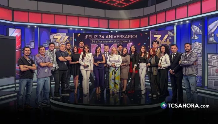El número 1 en audiencia de El Salvador, Noticias 4 Visión, cumple este miércoles 34 años de llevar a los hogares las historias que nadie quiere contar.