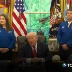 Trump recibe a los astronautas de Artemis II en la Casa Blanca