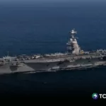 Un portaaviones de Estados Unidos se retira de Medio Oriente