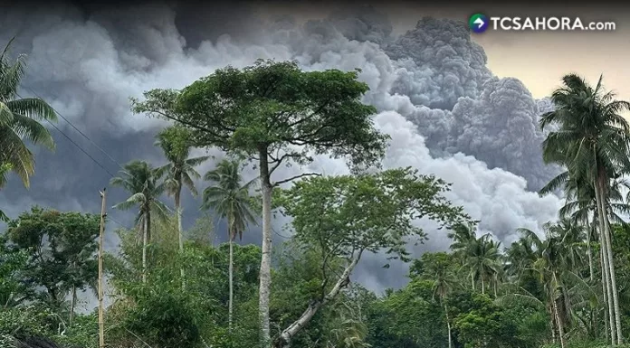 Erupción volcán en Filipinas