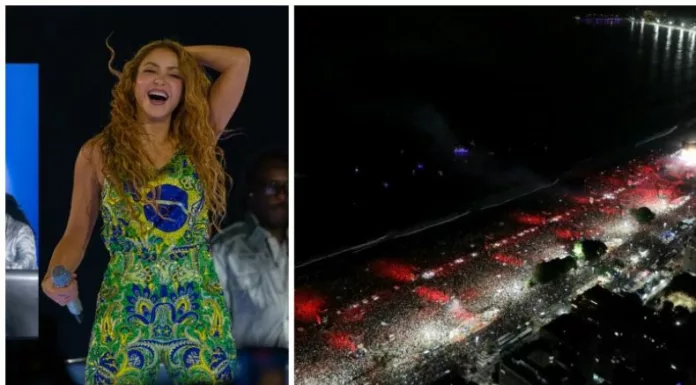 La cantante colombiana ofreció un concierto gratuito en Río de Janeiro que se convirtió en el más multitudinario de su carrera.