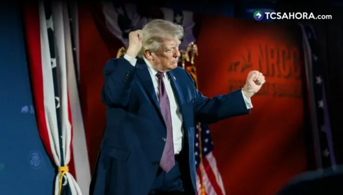 ¡Así baila Trump en el jardín de la Casa Blanca y jóvenes lo imitan!