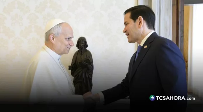 Tras semanas de tensiones entre Donald Trump y el Vaticano, el jefe de la diplomacia de Estados Unidos viajó a la Santa Sede.