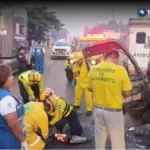 Accidentes de tránsito dejan cuatro personas lesionadas