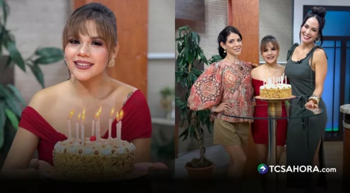 Chef Marjorie recibió pastel, mensajes del público y apareció en “Liberadas” con un vestido rojo que robó miradas desde el inicio.