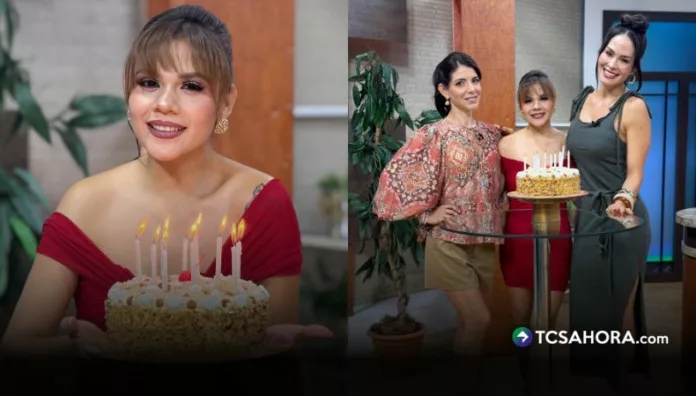 Chef Marjorie recibió pastel, mensajes del público y apareció en “Liberadas” con un vestido rojo que robó miradas desde el inicio.