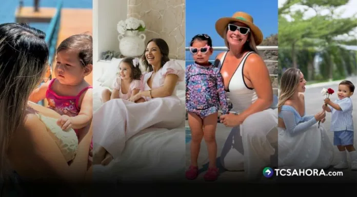 El Día de la Madre reunió fotos, dedicatorias y confesiones personales de conductoras de TCS junto a sus madres e hijos.