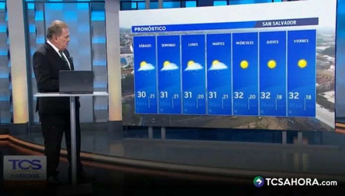 Estaciones meteorológicas de TCS indican que se tendrá abundante calor toda esta semana. Sin embargo, se ven lluvias aisladas.