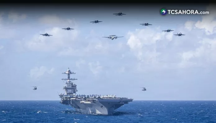 Marina de EE.UU. Inició retorno del portaaviones Gerald Ford