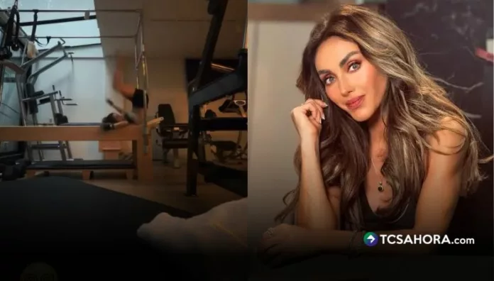 Anahí compartió el video de la caída haciendo pilates y luego apareció desde el hospital contando qué pasó tras el fuerte golpe.