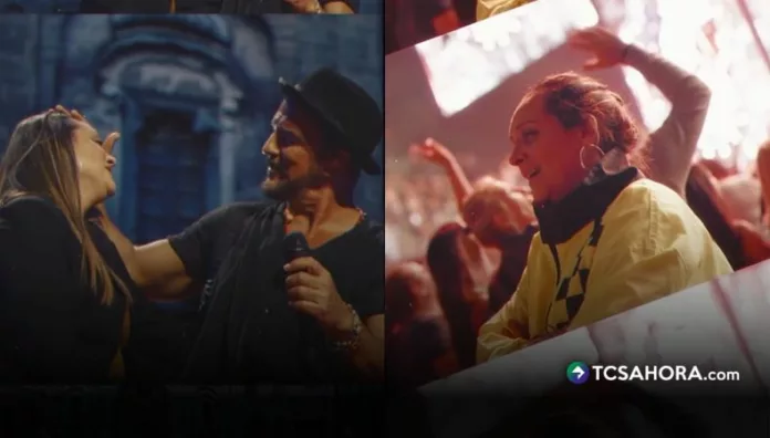 Ricardo Arjona invitó al escenario una guardia de seguridad que cantó sus canciones mientras trabajaba en uno de sus conciertos.
