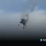 Dos aviones militares estadounidenses colisionaron durante un show