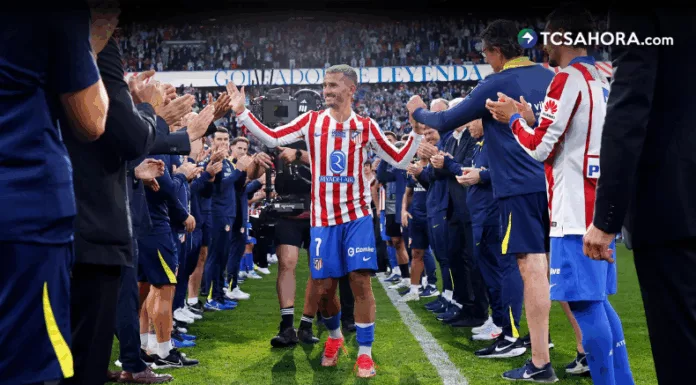 Antoine Griezmann se despidió del Atlético tras vencer al Girona. Alcanzó 500 partidos y rompió en llanto en el Metropolitano.