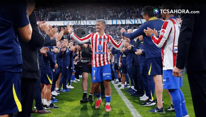 Antoine Griezmann se despidió del Atlético tras vencer al Girona. Alcanzó 500 partidos y rompió en llanto en el Metropolitano.