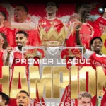 Arsenal es campeón de la Premier League tras empate del City