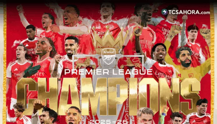 El Arsenal conquistó su primer título desde el 2004 en la Premier League gracias al 
