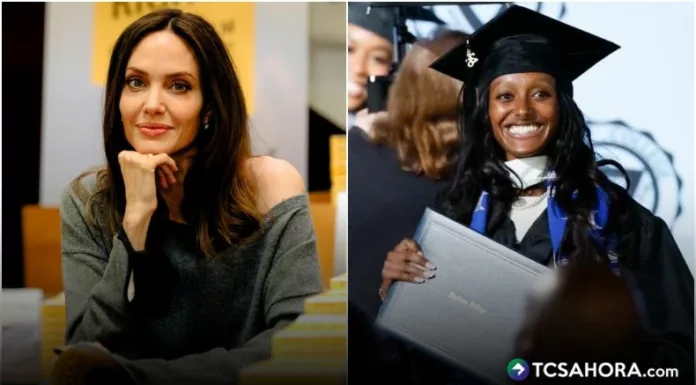 Zahara celebró su graduación universitaria en Atlanta y llamó la atención al presentarse públicamente solo con el apellido de Angelina Jolie.
