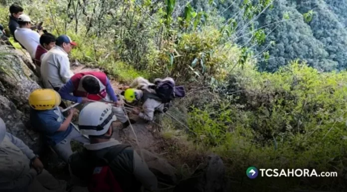 El hombre caminaba junto a un grupo de excursionistas cuando perdió el equilibrio en una zona de escalinatas en Machu Picchu.