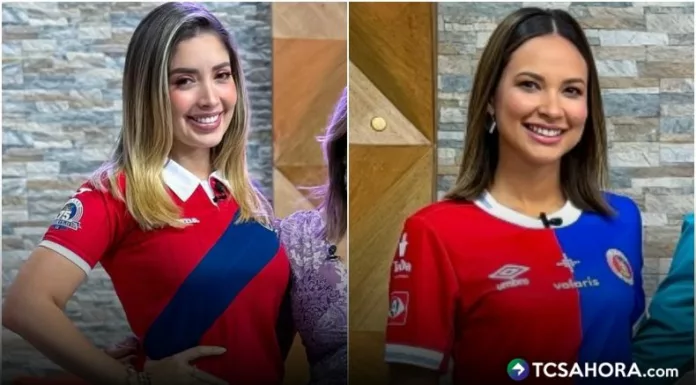Larissa Graniello y Ana Cortez dejaron claro cuál es su equipo de fúbol favorito para la esperada final que se disputará mañana.