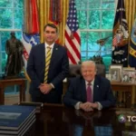 Trump recibe en la Casa Blanca a Flávio Bolsonaro