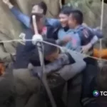 Encuentran a cinco personas atrapadas en una cueva en Laos
