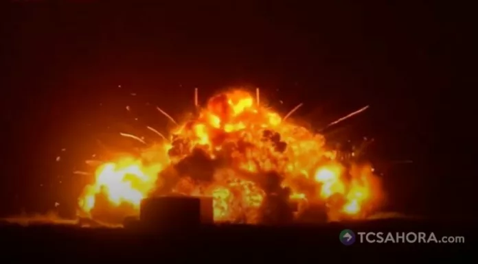 Un cohete de Blue Origin explotó durante una prueba realizada la noche del jueves en la plataforma de lanzamiento de Cabo Cañaveral.
