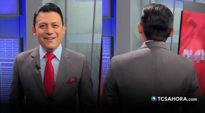 Alex Pineda regresó a Noticias 4 Visión tras sus vacaciones y mostró el nuevo look que había anunciado días atrás. Así luce ahora en pantalla.
