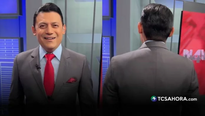 Alex Pineda regresó a Noticias 4 Visión tras sus vacaciones y mostró el nuevo look que había anunciado días atrás. Así luce ahora en pantalla.